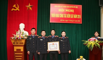 Viện kiểm sát nhân dân huyện Mỹ Đức tổ chức Hội nghị triển khai công...